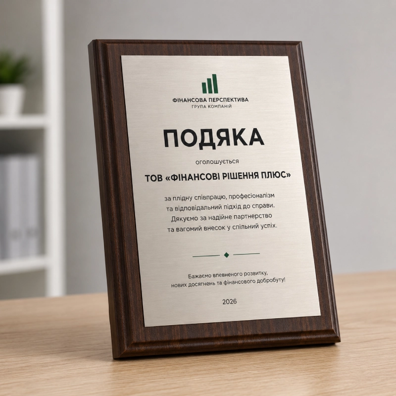 на дерев'яній основі